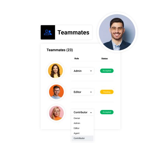 Team collaboration on flipbook creation